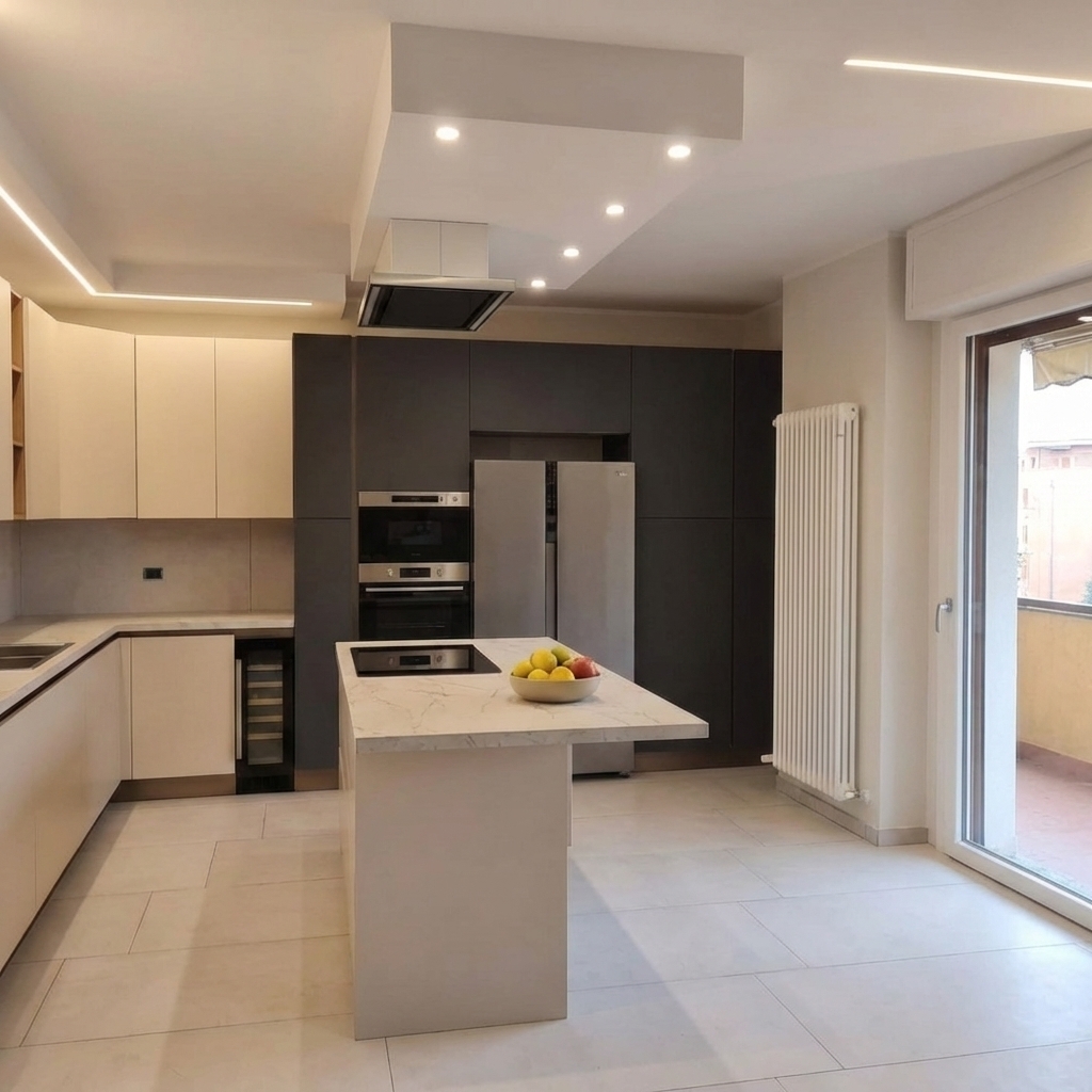Cucina Moderna su Misura dal Design Essenziale